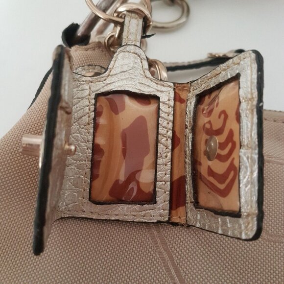 Y2K Vintage GUESS USA Purse Bag Washed Jeans Canvas Faux Leather Strap Logo RARE - Picture 9 of 16